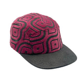 5 Panels Cap Burgundy