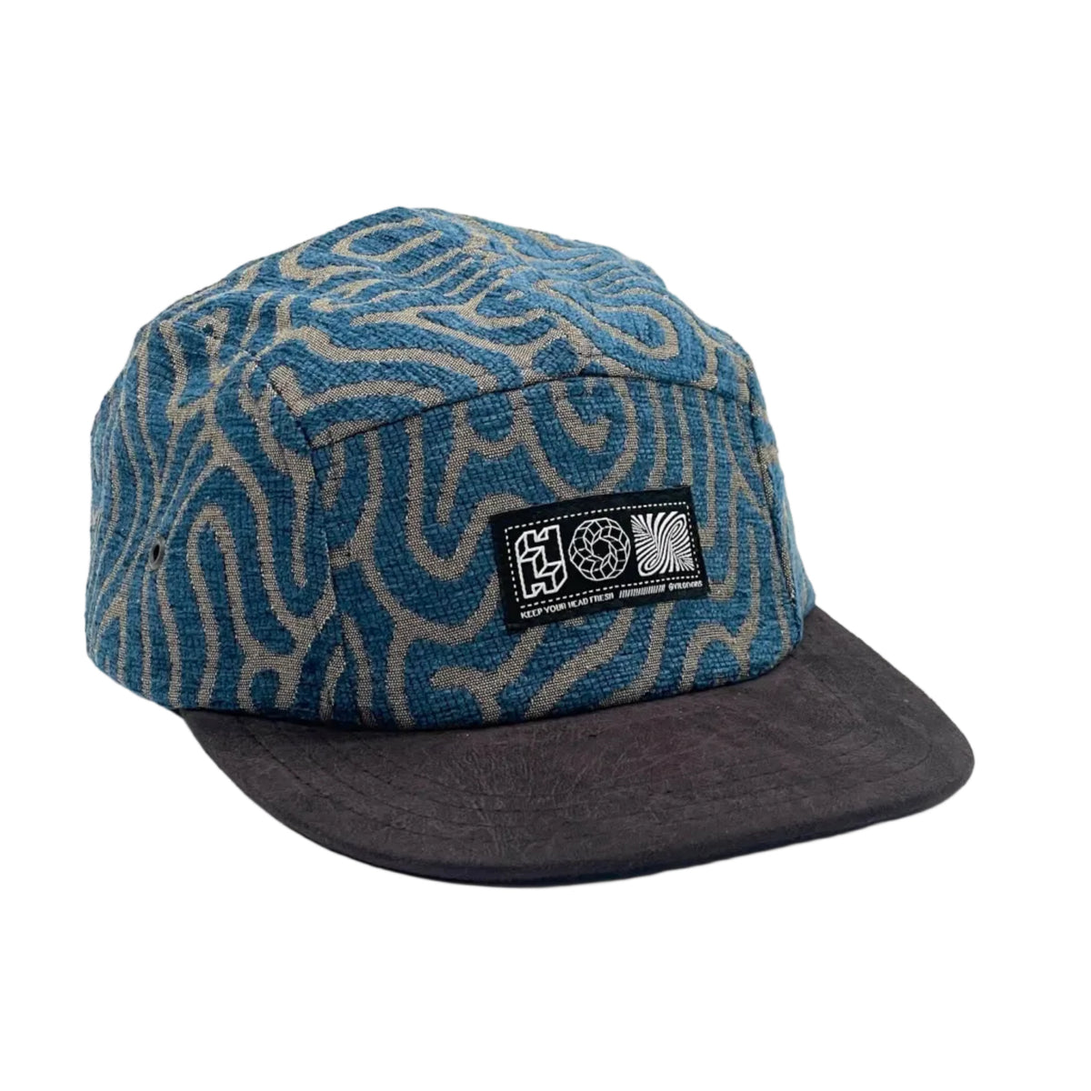 5 Panels Cap Blue Brain