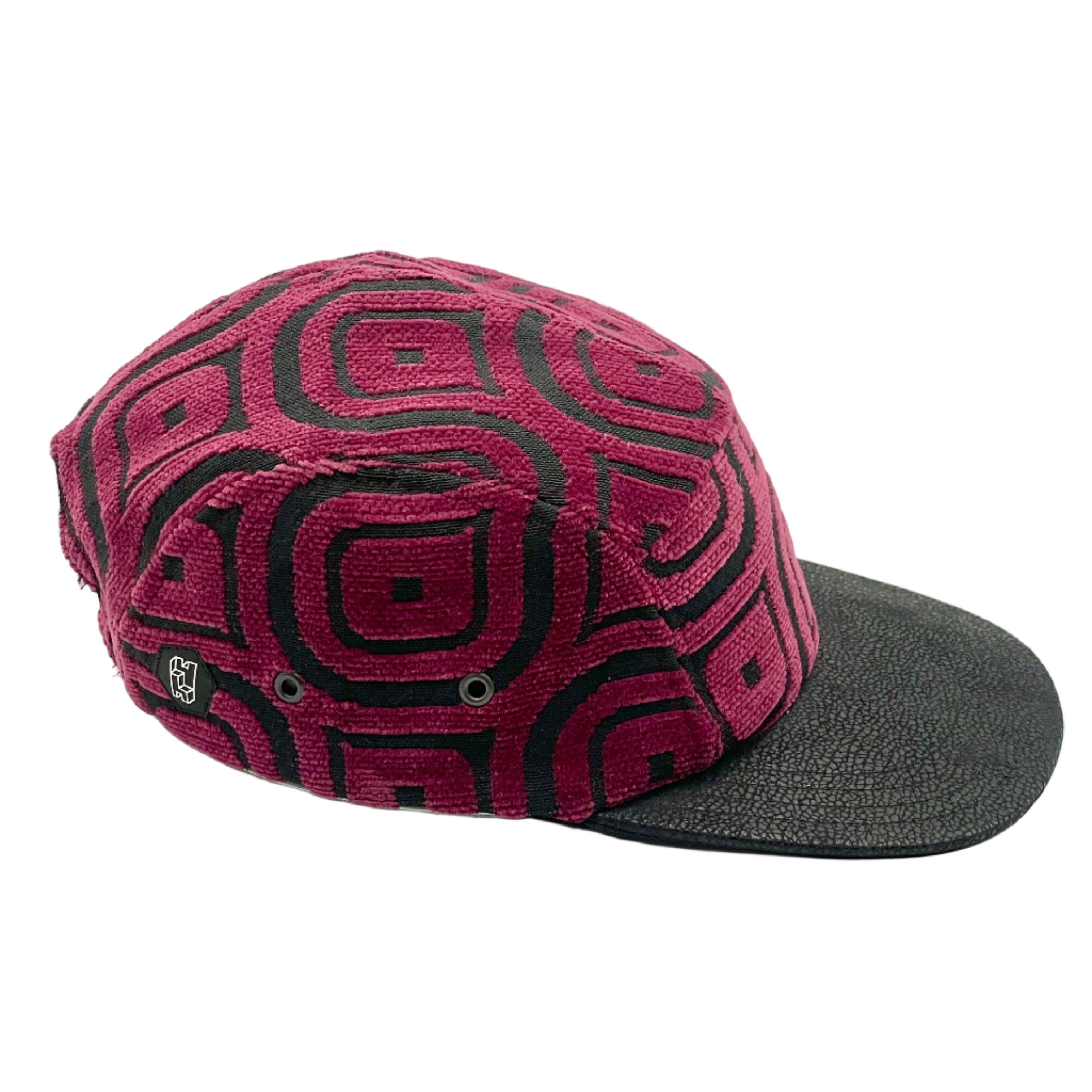 5 Panels Cap Burgundy