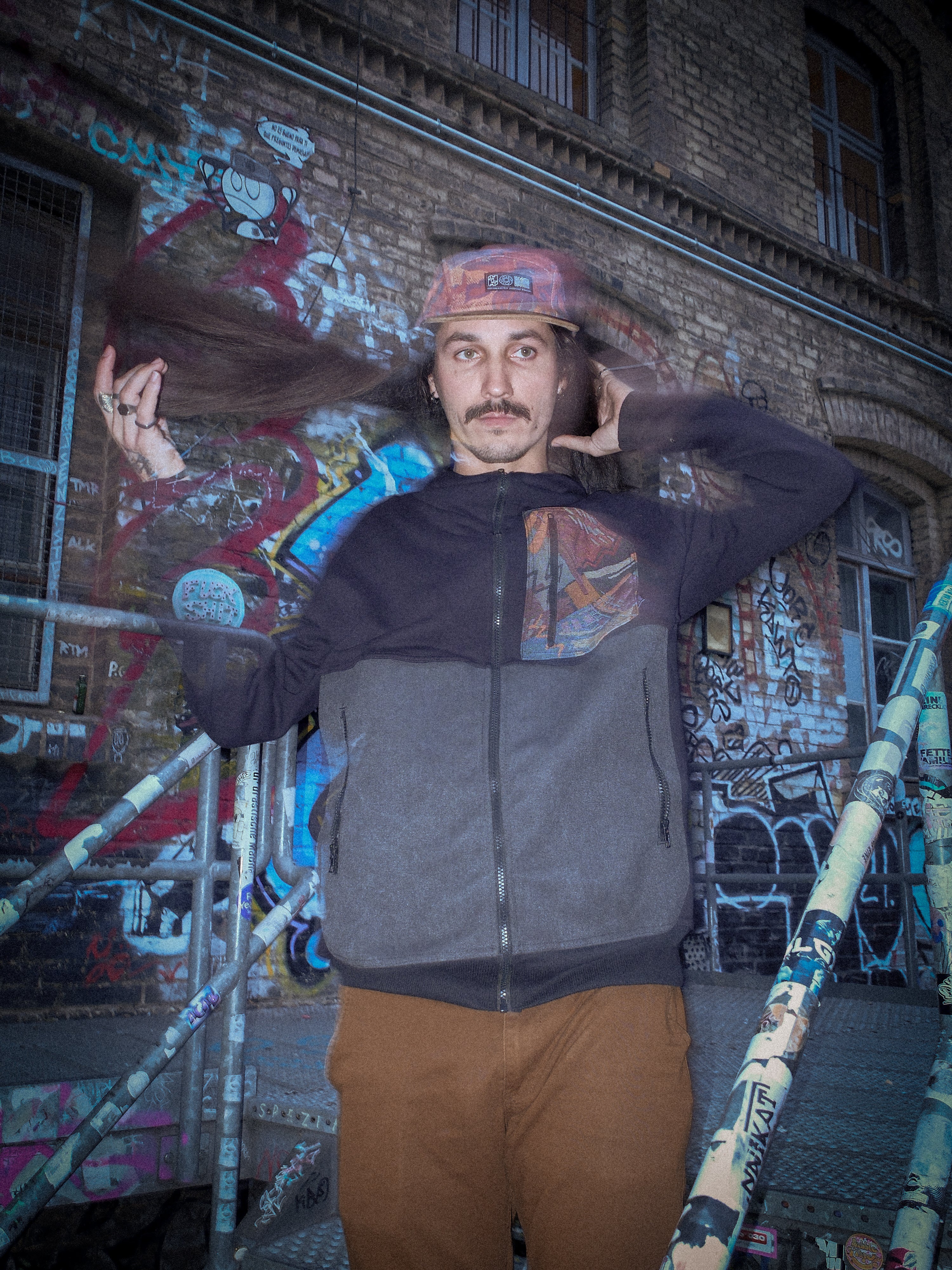 5 Panels Cap Roxinha