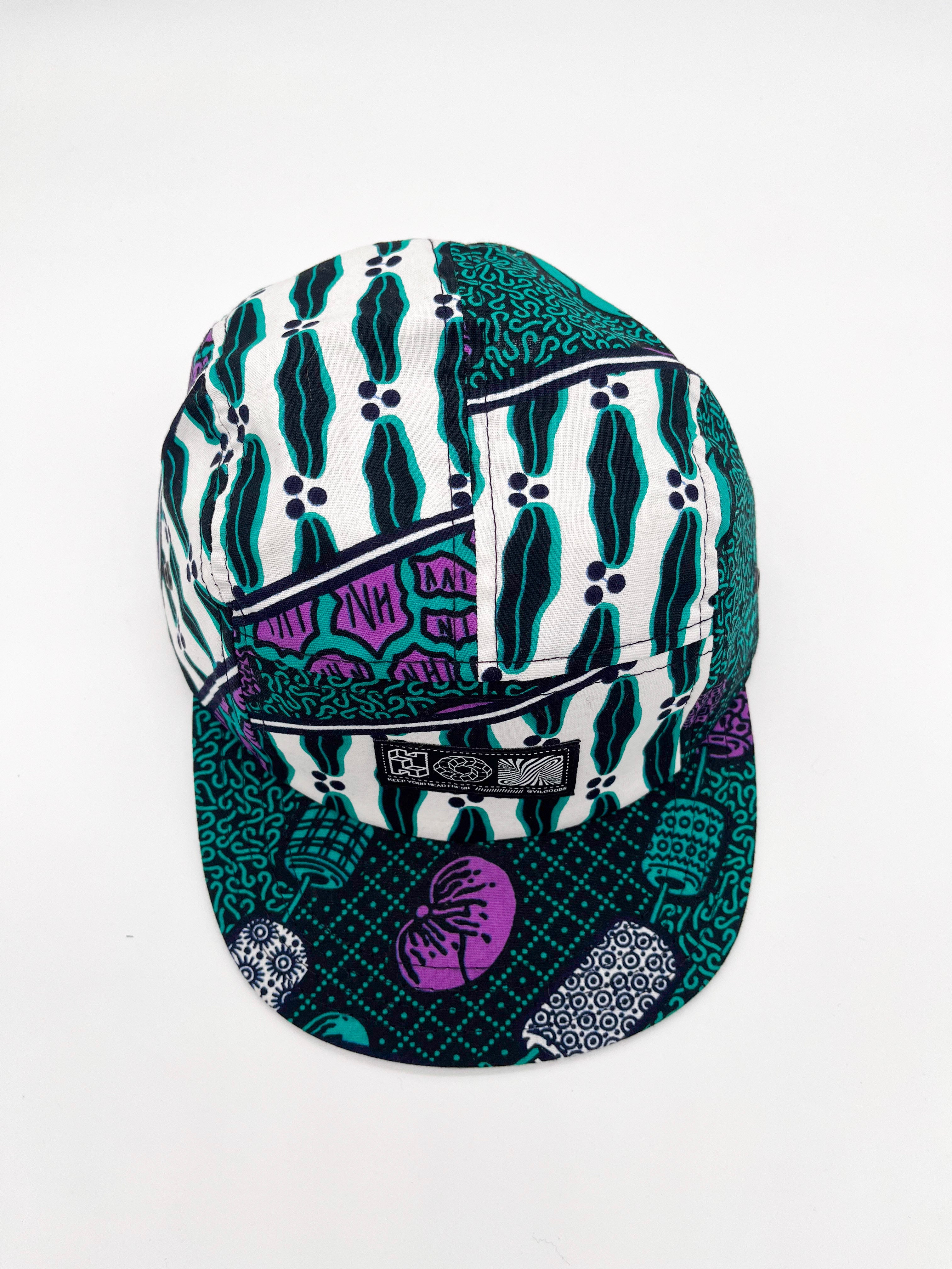5 Panels Cap Orchid